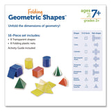 Learning Resources® Folding Geometric Shapes, Grades 2 to 6, 16 Pieces (LRNLER0921) Each