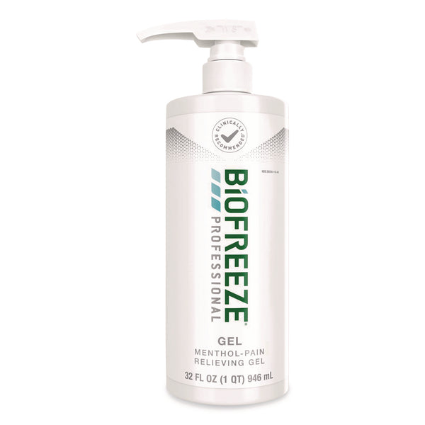 BIOFREEZE® Professional Green Topical Analgesic Pain Reliever Gel, 32 oz Pump (BIF540938) Each