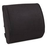 Mind Reader Memory Foam Ergonomic Lumbar Support Chair Cushion, 4 x 13.5 x 12.25, Black (EMSBACKFOAMBLK) Each