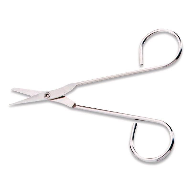 First Aid Only First Aid Scissors, 4.5" Long, Straight Nickel Handle (FAO813161) Each