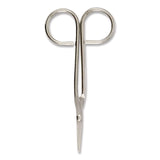 First Aid Only First Aid Scissors, 4.5" Long, Straight Nickel Handle (FAO813161) Each