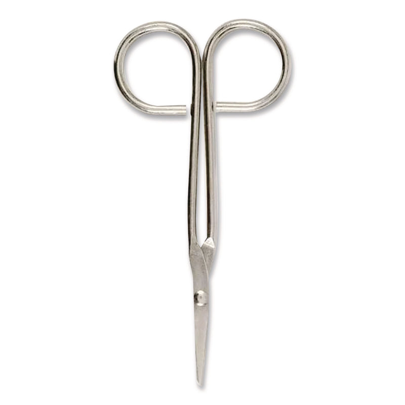 First Aid Only First Aid Scissors, 4.5" Long, Straight Nickel Handle (FAO813161) Each