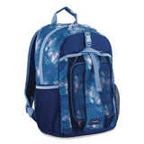 FUEL Bijoux Deluxe Backpack and Lunch Bag Bundle, Backpack: 13.5" x 7" x 18.5", Lunch Bag: 7.5" x 4.25" x 9", Light Blue Galaxy (FUE110592STGX5) Each