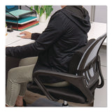 Mind Reader Memory Foam Ergonomic Lumbar Support Chair Cushion, 4 x 13.5 x 12.25, Black (EMSBACKFOAMBLK) Each