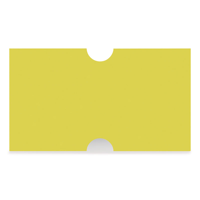 Garvey® Punch-Hole Lavel, 0.83 x 0.47, Yellow, 1,000/Roll, 8 Rolls/Pack (GRV211231510) Pack of 8