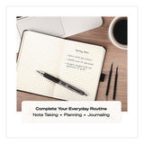uniball® Signo 207 Gel Pen, Retractable, Fine 0.5 mm, Black Ink, Smoke/Black Barrel, 5/Pack (UBC1960240) Pack of 5