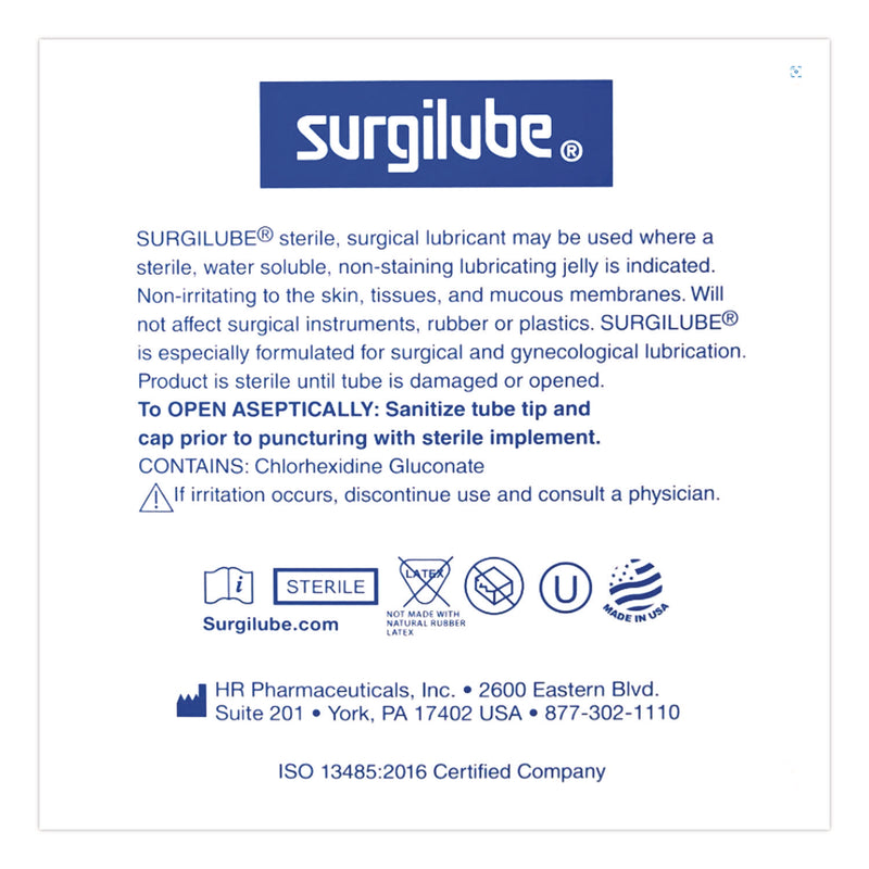 SurgiLube® Lubricating Jelly, 4.25 oz Tube (UMI325983) Each