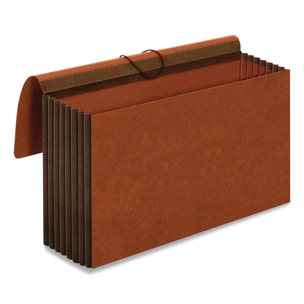 Pendaflex® Heavy-Duty Expanding Wallet, 7" Expansion, 1 Section, Elastic Cord Closure, Legal Size, Redrope (PFXCL1087GLHD) Each