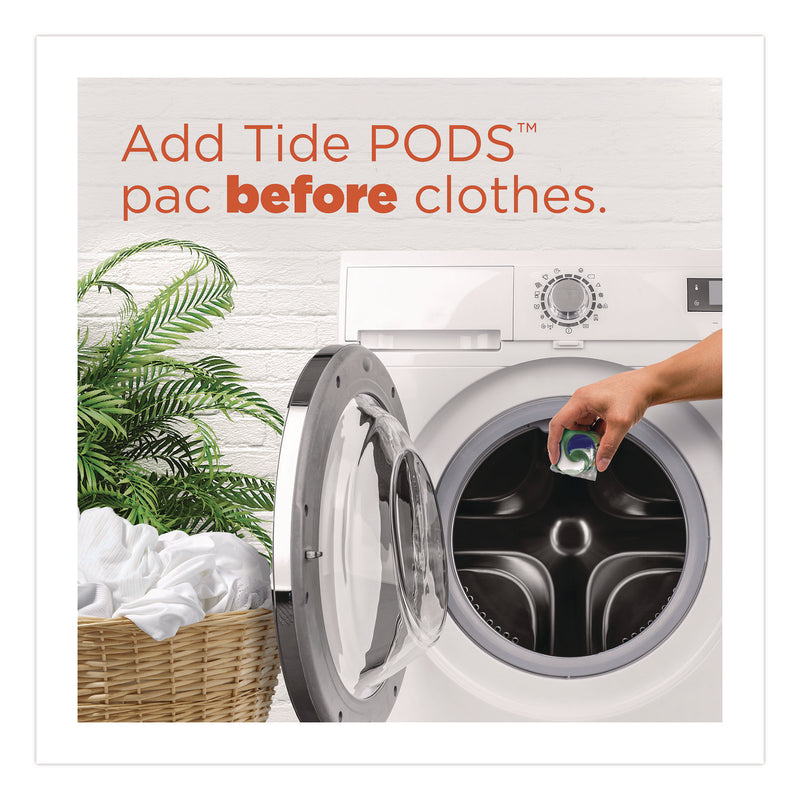 Tide® PODS Laundry Detergent, HE Compatible, Coldwater Clean Original, 66 oz Tub, 76 Pods/Tub, 4 Tubs/Carton (PGC09165CT) Case of 304