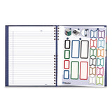 Blueline® NotePro Notebook, 1-Subject, Wide/Legal Rule, Indigo Blue Cover, (100) 10.75 x 8.5 Sheets (REDA10200BLU) Each