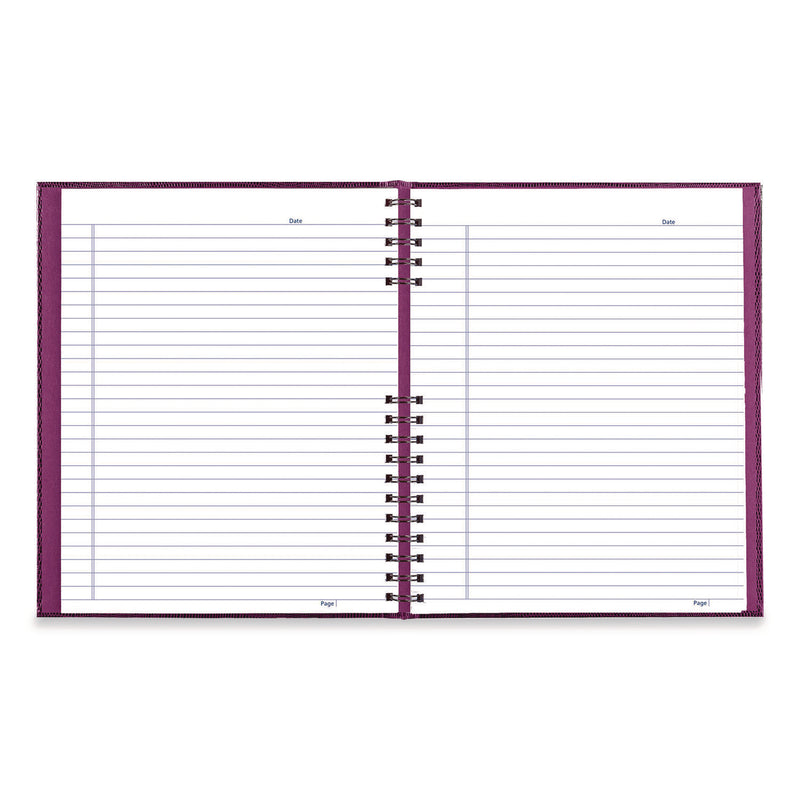 Blueline® NotePro Notebook, 1-Subject, Wide/Legal Rule, Dark Raspberry Cover, (100) 10.75 x 8.5 Sheets (REDA10200RAS) Each