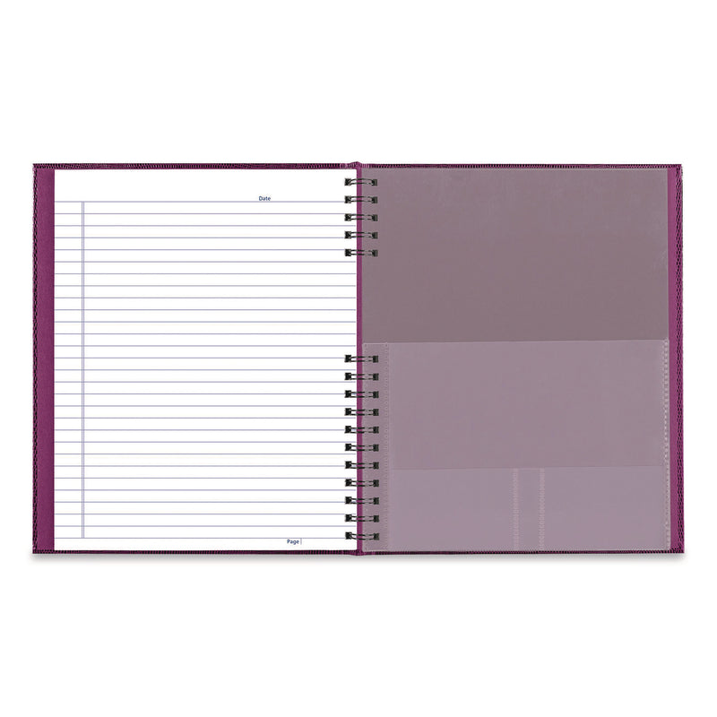 Blueline® NotePro Notebook, 1-Subject, Wide/Legal Rule, Dark Raspberry Cover, (100) 10.75 x 8.5 Sheets (REDA10200RAS) Each