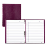 Blueline® NotePro Notebook, 1-Subject, Wide/Legal Rule, Dark Raspberry Cover, (100) 10.75 x 8.5 Sheets (REDA10200RAS) Each