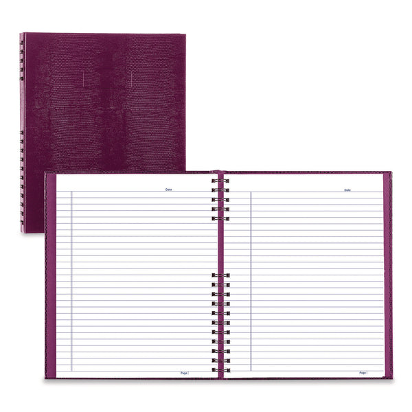Blueline® NotePro Notebook, 1-Subject, Wide/Legal Rule, Dark Raspberry Cover, (100) 10.75 x 8.5 Sheets (REDA10200RAS) Each