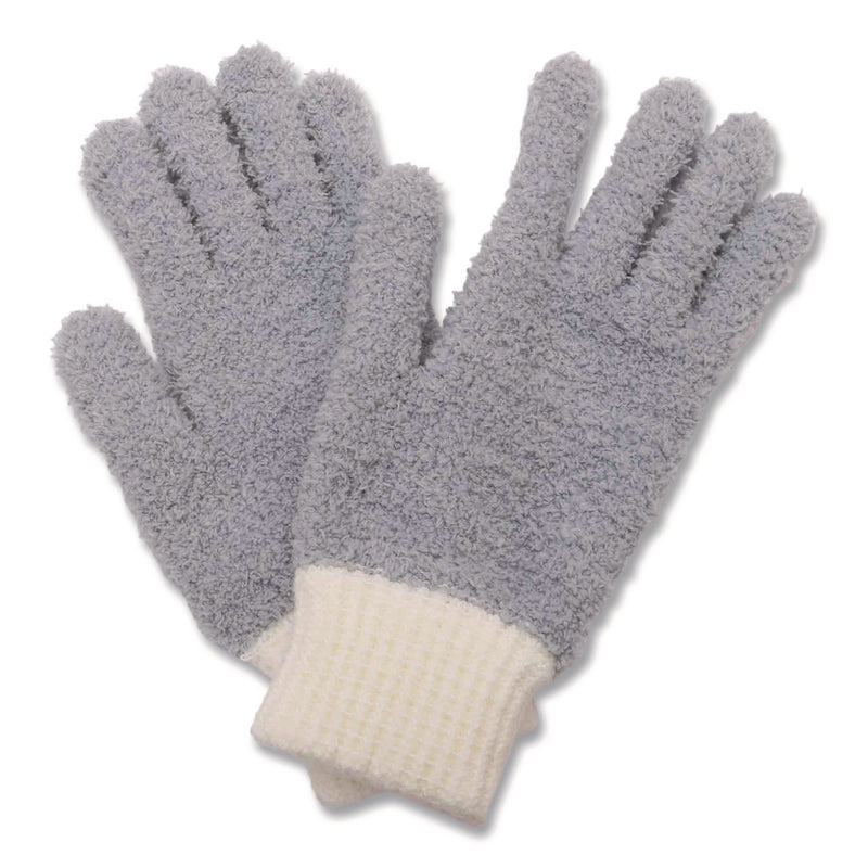 TidyUps Dusting Set, Feather Duster, Dusting Wand, 2 Gloves, Gray (CH7TU68123) Each