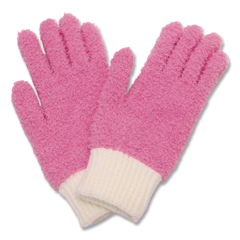 TidyUps Dusting Set, Feather Duster, Dusting Wand, 2 Gloves, Pink (CH7TU68124) Each