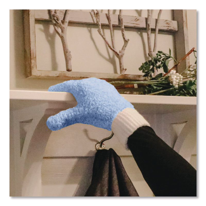 TidyUps Dusting Set, Feather Duster, Dusting Wand, 2 Gloves, Blue (CH7TU68126) Each