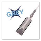 TidyUps 4-in-1 Squeegee Mop, 4.5 x 14.5 Orange/Gray Microfiber Heads, 53" White/Gray Polyamide/Polyester Handle (CH7TU68167) Each