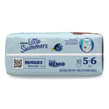 Huggies® Little Swimmers, Size 5-6, Baby Weight 32 lbs and Up, Blue, 10/Pack, 8 Packs/Carton (KCM18345) Case of 8
