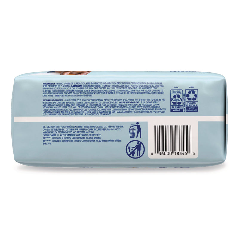 Huggies® Little Swimmers, Size 5-6, Baby Weight 32 lbs and Up, Blue, 10/Pack, 8 Packs/Carton (KCM18345) Case of 8