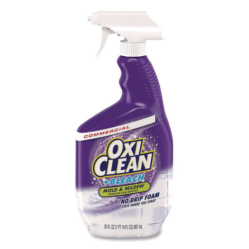 OxiClean™ + Bleach Mold and Mildew Stain Remover, Citrus Scent, 30 oz Spray Bottle, 8/Carton (CDC5703730000) Case of 8
