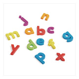 hand2mind® Rainbow Lowercase Magnetic Letters, 1.5" Tall, Assorted Color Characters, 6 Sets of 42 Pieces (HDM96160) Each