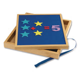 Learning Resources® Double-Sided Tabletop Easel, 15.75" x 17.5", White/Blue Surface (LRNLER7286) Each
