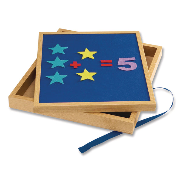 Learning Resources® Double-Sided Tabletop Easel, 15.75" x 17.5", White/Blue Surface (LRNLER7286) Each