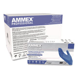 AMMEX® Professional Nitrile Exam Gloves, Powder-Free, Small, 3 mil Thick, 9.5" Long, Blue, 100/Box, 10 Boxes/Carton (AXCACNPF42100) Case of 1000