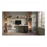 Alera® Two-Drawer Mobile Vertical File, 2 Letter-Size File Drawers, 14.25 x 18 x 26.7, Black (ALEHSVF1824BL) Each