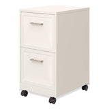 Alera® Two-Drawer Mobile Vertical File, 2 Letter-Size File Drawers, 14.25 x 18 x 26.7, Pearl White (ALEHSVF1824WH) Each