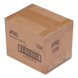 WNA Petites Mini Utensils, Medium Duty, Petite Tasting Fork, Plastic, Clear, 500/Carton (WNAAPTFKCL) Case of 500