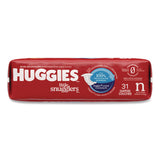 Huggies® Little Snugglers Baby Diapers, Size 0 to Newborn, 1 lbs to 10 lbs, Disney Design, 31 Diapers/Pack, 4 Packs/Carton (KCM49694) Case of 4