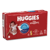 Huggies® Little Snugglers Baby Diapers, Size 0 to Newborn, 1 lbs to 10 lbs, Disney Design, 31 Diapers/Pack, 4 Packs/Carton (KCM49694) Case of 4
