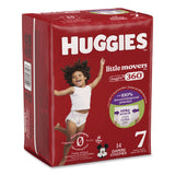 Huggies® Little Movers HuggFit 360 Degree, Size 7, Over 41 lbs, Disney Design, 14 Diapers/Pack, 4 Packs/Carton (KCM56609) Case of 4