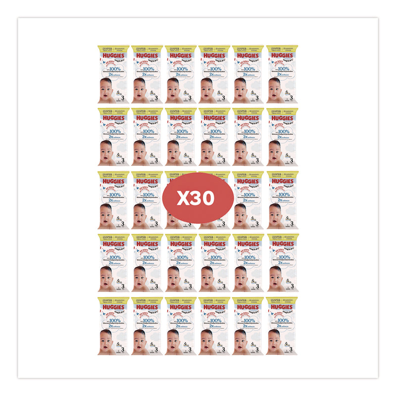 Huggies® Snug and Dry, Size 3, 16 lbs to 28 lbs, Disney Design, 3 Diapers/Pack, 30 Packs/Carton (KCM57029) Case of 30