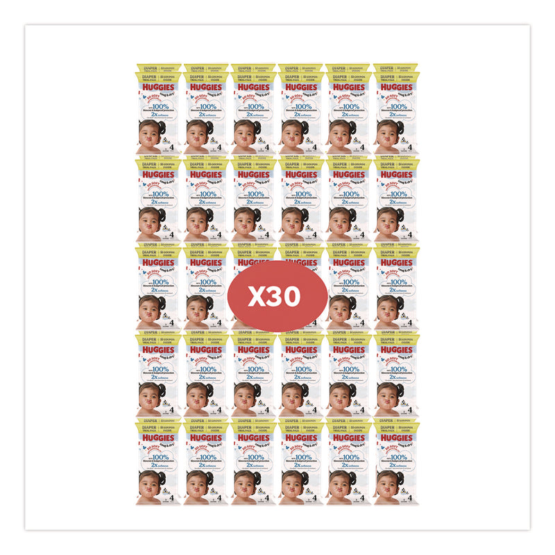 Huggies® Snug and Dry, Size 4, 22 lbs to 37 lbs, Disney Design, 3 Diapers/Pack, 30 Packs/Carton (KCM57030) Case of 30