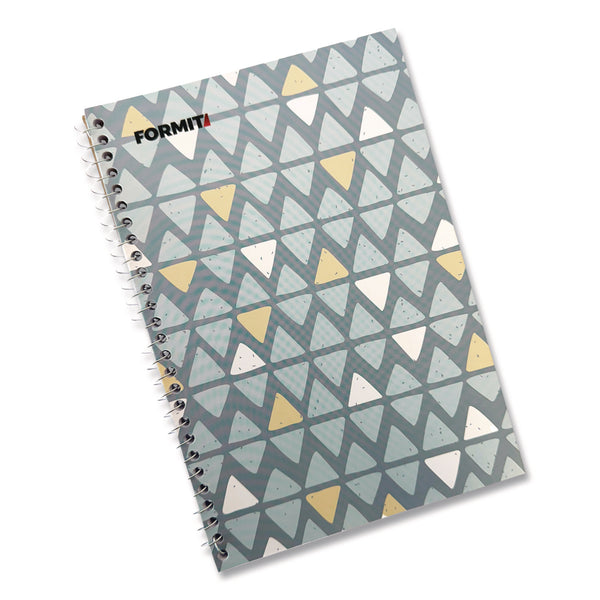 Formit Notebook, Triangle Pattern, 1-Subject, Wide/Legal Rule, Blue/Yellow/Light Blue, (70) 8.75 x 6 Sheets (CH7FI68188) Each