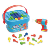 Educational Insights® Design and Drill Bolt-It Bucket, Ages 3 to 7, 53 Pieces (EII4145) Each