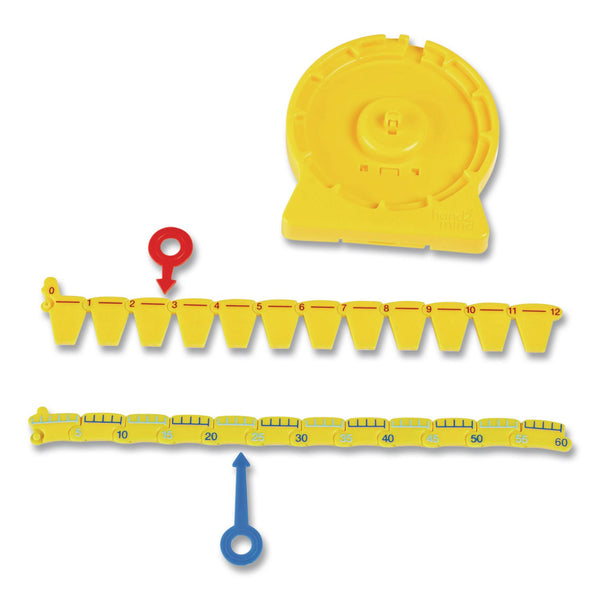 hand2mind® NumberLine Clock Set, Grades K to 4, 6 Pieces (HDM92287) Each