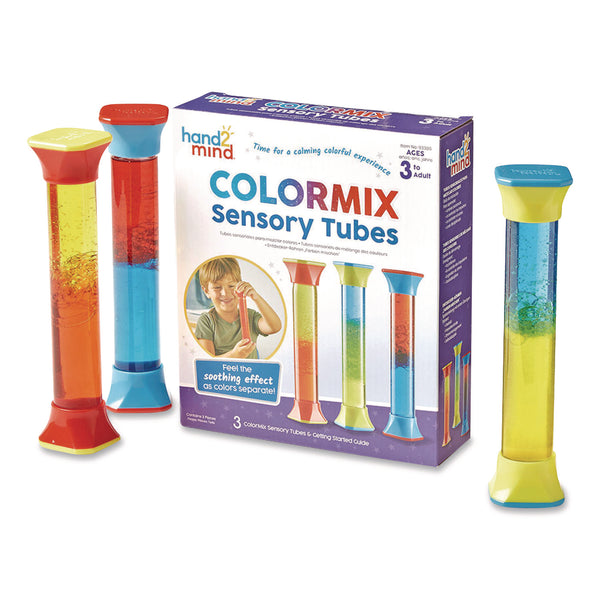 hand2mind® ColorMix Sensory Tubes, Ages 3 and Up, Assorted Colors, 3 Pieces (HDM93386) Each