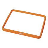 hand2mind® Magnetic Dry-Erase Trays, 13" x 9.5", White Surface, Assorted Frame Colors, 6/Set (HDM96157) Each