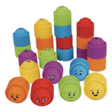 Learning Resources® Rainbow Emotion Fidget Popper Classroom Set, Ages 3 and Up, Assorted Colors, 24 Pieces (LRNLER5572) Each