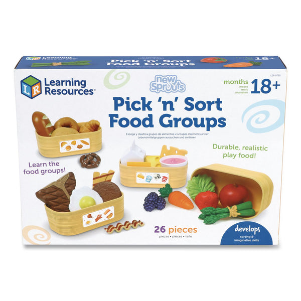 Learning Resources® New Sprouts Pick 'n' Sort Food Groups, Pre-K to K, 21 Pieces (LRNLER9755) Each