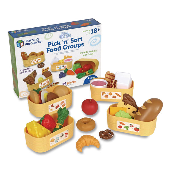 Learning Resources® New Sprouts Pick 'n' Sort Food Groups, Pre-K to K, 21 Pieces (LRNLER9755) Each