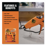 Gorilla Dual Temp Hot Glue Gun, Orange/Black (GOR100424) Each