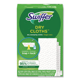 Swiffer Dry Refill Cloths, White, 10 2/5" x 8", 52 Per Box, 3/Case, 156 Cloths Total (PGC81216) Case of 156