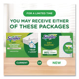 Swiffer Dry Refill Cloths, White, 10 2/5" x 8", 52 Per Box, 3/Case, 156 Cloths Total (PGC81216) Case of 156