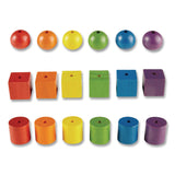 Learning Resources® Beads and Pattern Card Set, Grades Pre-K to 2, 130 Pieces (LRNLER0139) Each