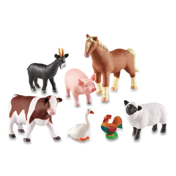 Learning Resources® Jumbo Farm Animals, Grades Pre-K to 3, 7 Pieces (LRNLER0694) Each